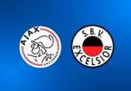 2 tickets Ajax - Excelsior vak 409, Tickets en Kaartjes, Sport | Voetbal, Losse kaart, Twee personen, November