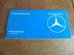 Nieuw onderhoudsboekje Mercedes W123 diesel 1977, Ophalen of Verzenden