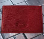Longchamp Pasjeshouder Rood Leer, Sieraden, Tassen en Uiterlijk, Portemonnees, Overige merken, Ophalen of Verzenden, Zo goed als nieuw