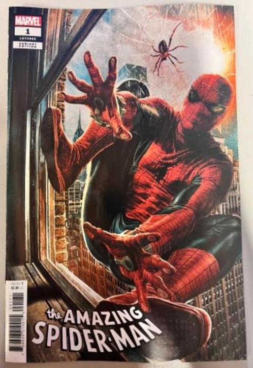 Amazing Spider-man #1 Lee Bermejo Variant (Marvel Comics), Boeken, Strips | Comics, Nieuw, Eén comic, Amerika, Ophalen of Verzenden