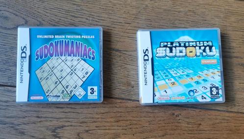 Sudoku Spellen - Nintendo DS - Sudokumaniacs & Platinum, Spelcomputers en Games, Games | Nintendo DS, Gebruikt, Puzzel en Educatief