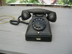 PTT Ericsson bakelieten zwarte telefoon 1961, Telecommunicatie, Vaste telefoons | Niet Draadloos, Ophalen, Gebruikt, Met draaischijf