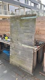 Stevige poortdeur, Tuin en Terras, Tuinpoorten, Ophalen, Gebruikt, 100 tot 150 cm, Draaipoort