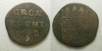 PD10611 Groningen Duit 1682 beschikbaar voor biedingen