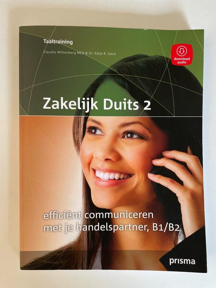 Zakelijk Duits 2 - Taaltraining Prisma, Boeken, Studieboeken en Cursussen, Zo goed als nieuw, MBO, Alpha, Ophalen of Verzenden