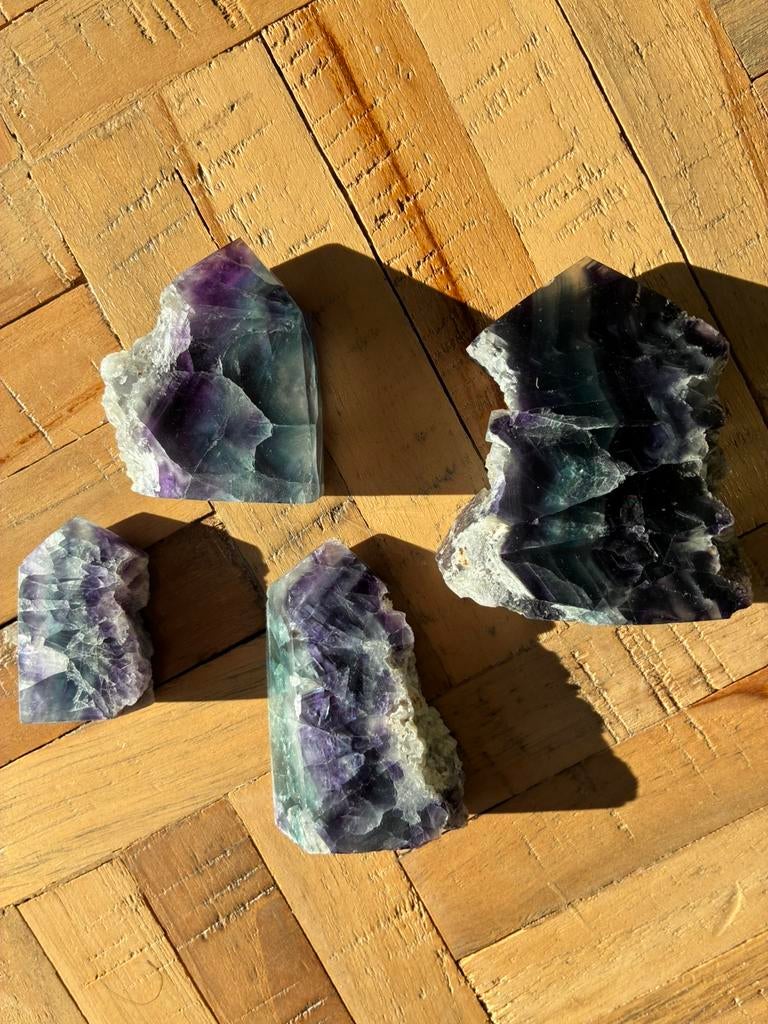 Half ruwe fluoriet, Ophalen of Verzenden