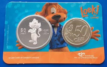 Set 50 jaar Loeki de Leeuw in coincard - 2022   beschikbaar voor biedingen