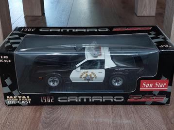 Chevrolet Camaro CHP (1982) | Police | 1:18 | Sunstar beschikbaar voor biedingen