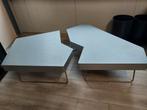 Prachtige Leolux salontafel in 2 delen., Ophalen, Gebruikt, 100 tot 150 cm, 50 tot 100 cm