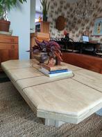 Travertin salontafel, Ophalen, Gebruikt, 100 tot 150 cm, 50 tot 100 cm