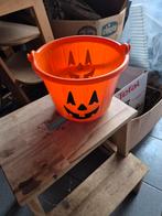 Oranje Halloween Emmer - Leuk voor kinderen!, Ophalen, Zo goed als nieuw, Jongen of Meisje