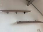 Wandplanken met dragers en bijpassen bureau, Huis en Inrichting, Woonaccessoires | Wandplanken en Boekenplanken, Ophalen, Zo goed als nieuw