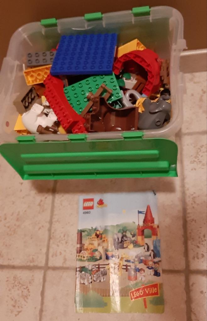 LEGO Duplo reuzendierentuin  4960, Kinderen en Baby's, Speelgoed | Duplo en Lego, Gebruikt, Duplo, Complete set, Ophalen of Verzenden