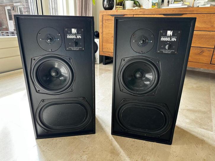 KEF Model 104 reference serie speakers - vintage, Audio, Tv en Foto, Luidsprekers, Gebruikt, Front, Rear of Stereo speakers, 60 tot 120 watt