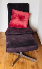 Henders & Hazel Stoel met Hocker, Ophalen, 75 tot 100 cm, Zo goed als nieuw, Stof