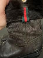 Originele Gucci leren boots maat 36,5, Kleding | Dames, Wintersportkleding, Ophalen of Verzenden, Zo goed als nieuw, Maat 36 (S)
