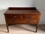 Leuk oud houten ladekastje (3 lades), Huis en Inrichting, Kasten | Ladekasten, Ophalen, Gebruikt, 100 tot 150 cm, 3 of 4 laden