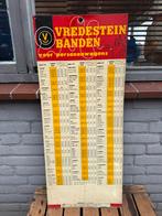 Vintage Vredestein Banden Reclamebord, Verzamelen, Merken en Reclamevoorwerpen, Reclamebord, Gebruikt, ., Ophalen of Verzenden
