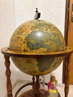 Antieke bar globe drank wereldbol globebar minibar barglobe, Ophalen, Zo goed als nieuw