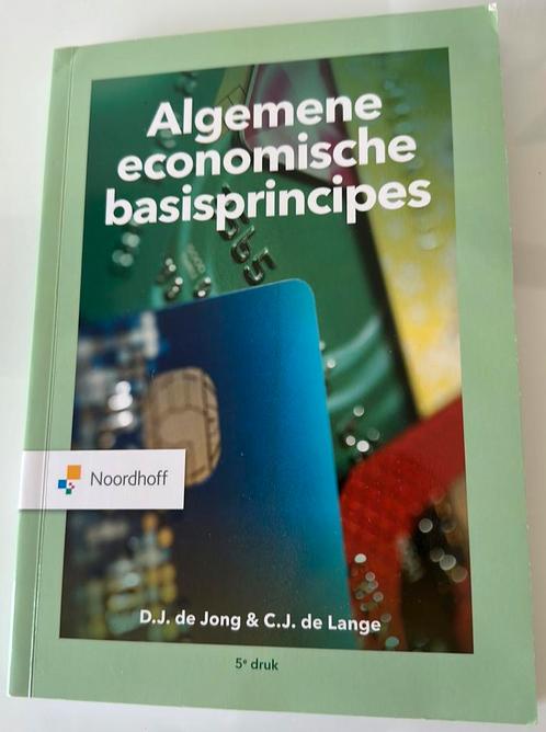 J. de Jong - Algemene economische basisprincipes, Boeken, Economie, Management en Marketing, Zo goed als nieuw, Economie en Marketing