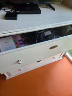 Witte commode met 3 lades, Huis en Inrichting, Gebruikt, Klassiek, Met lade(s), Overige houtsoorten