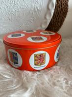Vintage oranje koekblik, Verzamelen, Ophalen of Verzenden, Zo goed als nieuw, Overige, Overige merken