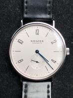Nomos Tangente 35mm, Sieraden, Tassen en Uiterlijk, Horloges | Heren, Overige merken, Leer, Staal, Polshorloge