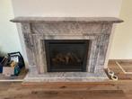 Gashaard met marmeren schouw, Huis en Inrichting, Haarden, Ophalen, Gebruikt, Inbouwhaard, Gashaard