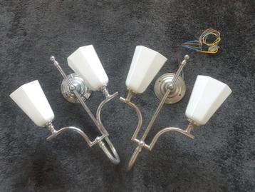 Art Deco Badkamerlampen 2 stuks beschikbaar voor biedingen