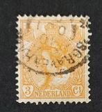 nvph 56 gestempeld Koningin Wilhelmina bontkraag 1899-1921, Postzegels en Munten, Postzegels | Nederland, Verzenden, Na 1940, Gestempeld