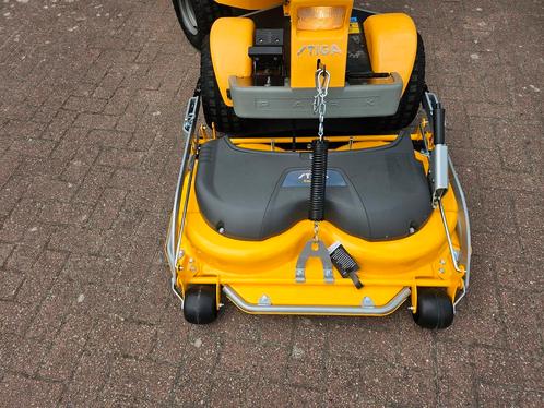 Zitmaaier stiga park excellent 16 knikmaaier, Tuin en Terras, Grasmaaiers, Zo goed als nieuw, 50 cm of meer, Cirkelmaaier, Ophalen