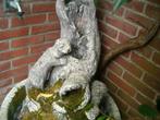 Prachtige doorleefd Waterornament met Pompje, Ophalen, Zo goed als nieuw, Beton, Fontein