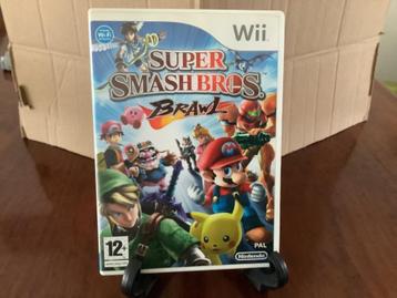 Wii super smash bros brawl beschikbaar voor biedingen