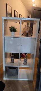 IKEA Kallax Kast - 4x2 Vakken - Wit met Deurtjes, Ophalen, Zo goed als nieuw