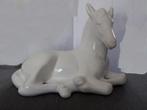 Vintage paardenbeeld wit, Verzamelen, Beelden en Beeldjes, Ophalen of Verzenden, Zo goed als nieuw, Dier