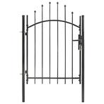 Poort 1x1,5 m staal zwart, Tuin en Terras, Ophalen of Verzenden, Nieuw, Draaipoort