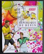 BENIN - blok Tennis (Novak Djokovic) 2015, Verzenden, Overige landen