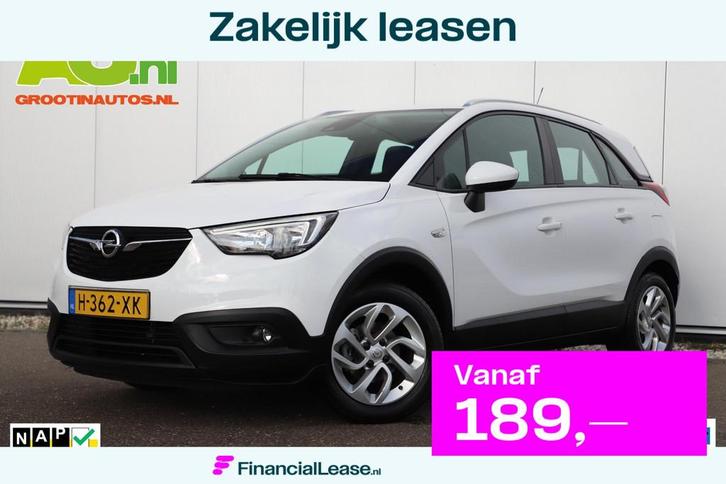 Opel Crossland X 1.2 Edition Trekhaak 16 inch LMV Carplay An, Auto's, Opel, Bedrijf, Lease, Financial lease, Crossland X, ABS
