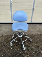 Mr Dental l Blauwe Assistente / Tandarts stoel l Tandarts, Diversen, Verpleegmiddelen, Ophalen of Verzenden, Gebruikt