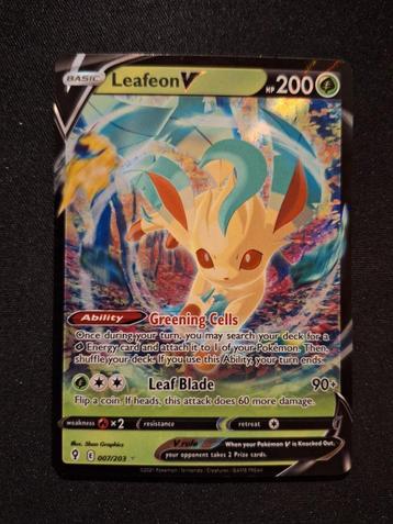 Leafeon V #007 (Evolving Skies) beschikbaar voor biedingen