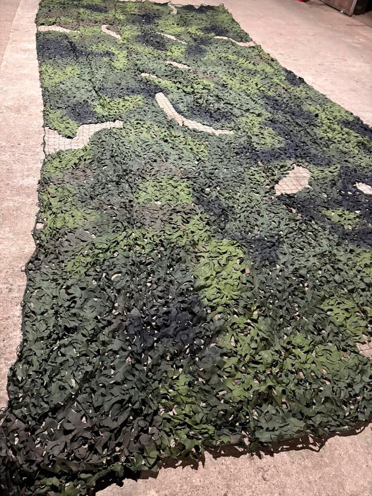 Camouflagenet camonet legernet 6x3 mtr, Verzamelen, Militaria | Algemeen, Landmacht, Nederland, Ophalen of Verzenden