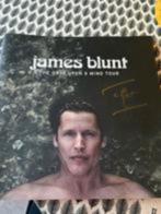 James Blunt concert programma met handtekening upon a mind