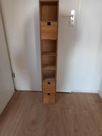 Rek met laadjes, Ophalen, Gebruikt, Hout, Cd's