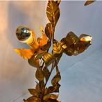 Hans Kögl vloerlamp 60's verguld bloemen floraal, Huis en Inrichting, Ophalen, Gebruikt, Metaal, 100 tot 150 cm