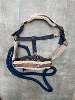 Donkerblauw Halster met Bont Pony/Cob, Ophalen of Verzenden, Gebruikt
