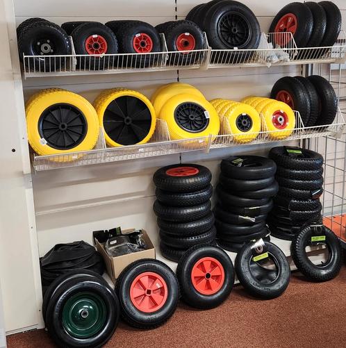 Diverse kruiwagen/steekwagen wielen lucht en anti lek band, Tuin en Terras, Overige Tuin en Terras, Nieuw, Ophalen of Verzenden