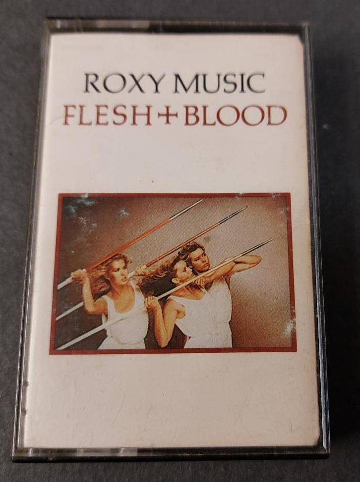 Roxy Music CASSETTE Flesh + Blood UK 1980 Bryan Ferry, Cd's en Dvd's, Cassettebandjes, Gebruikt, Origineel, Pop, 1 bandje, Verzenden