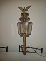 Antieke Koetslantaarn met Adelaar, Antiek en Kunst, Antiek | Lampen, Ophalen of Verzenden