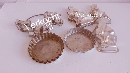 Bakvormpjes, antiek, diverse soorten oa paashaas, Antiek en Kunst, Antiek | Keukenbenodigdheden, Ophalen of Verzenden