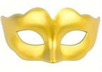 Venetiaans Maskertje Carnaval - Goud, Zilver, Zwart, Ophalen of Verzenden, Nieuw, Overige typen, Carnaval